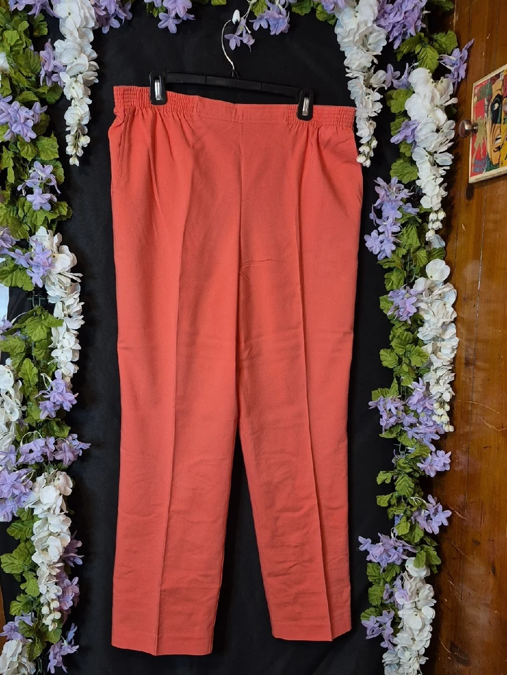 Alfred Dunner Coral Pull-On Straight Trousers